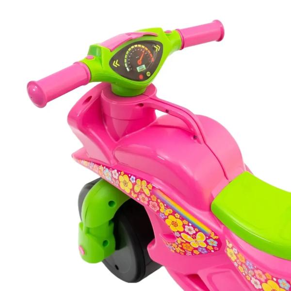 DOLONI Odrážecí motorka - růžová (obrázek 3)