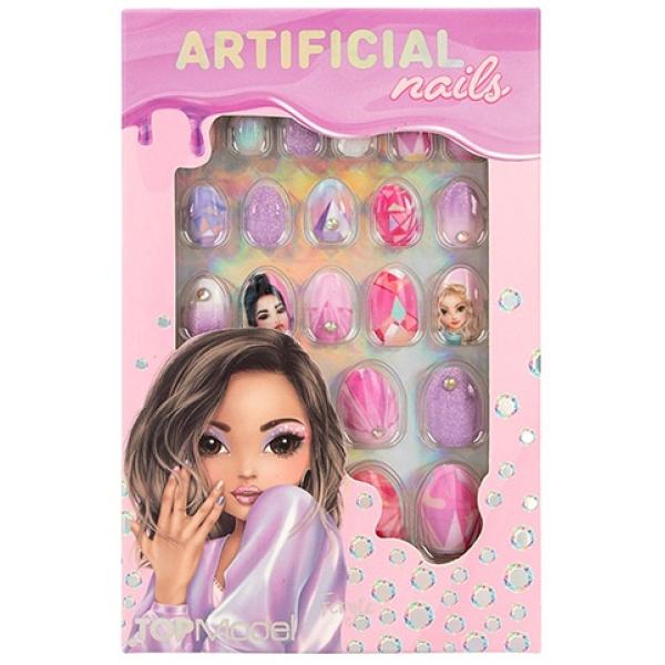 Top Model Sada umělých nehtů, Fialová, Fergie, 24 ks