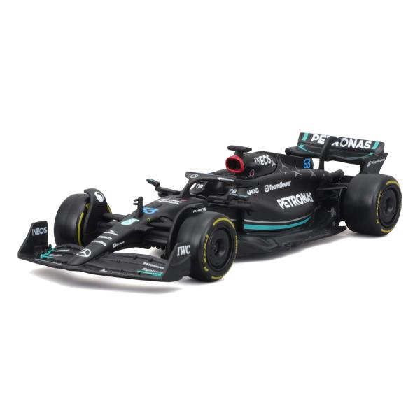 Bburago 1:43 RACE Formula F1 4PAC Mercedes-AMG F1 W15 (2024) #44 L.Hamilton #63 G.Russell (obrázek 3)