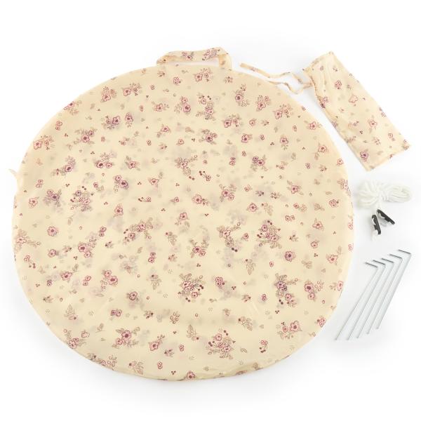 Bieco - Dětský skládací plážový stan s UV ochranou - vintage flowers (obrázek 5)