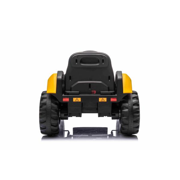 Licencovaný elektrický Bagr Caterpillar, Jednomístný, žlutý, USB vstupem na MP3 Přehrávač (obrázek 5)