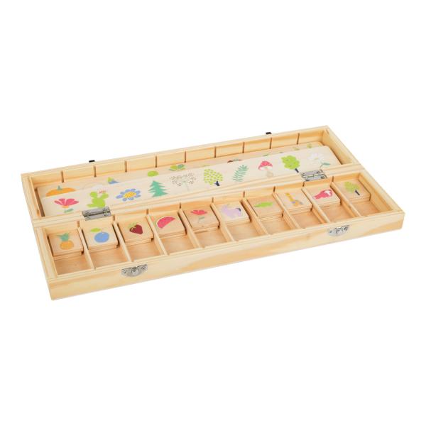Small foot Dřevěné motorové puzzle vzdělávací třídění (obrázek 4)