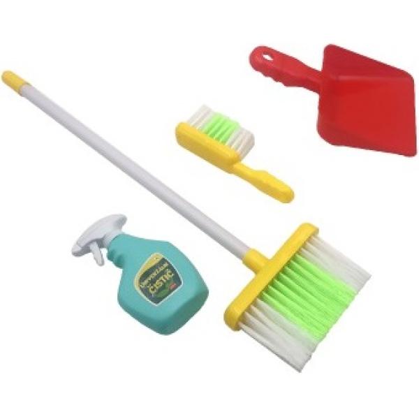 Úklidová souprava/uklízečka s doplňky, plast 5ks