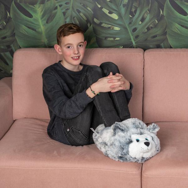 Cozy Noxxiez CS902 Husky – hřejivé plyšové pantofle