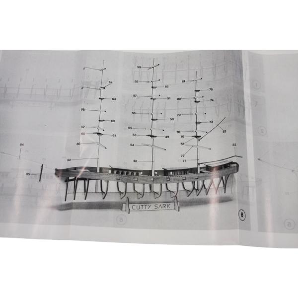 Mantua Model Cutty Sark Le Piccole 1:200 kit (obrázek 7)
