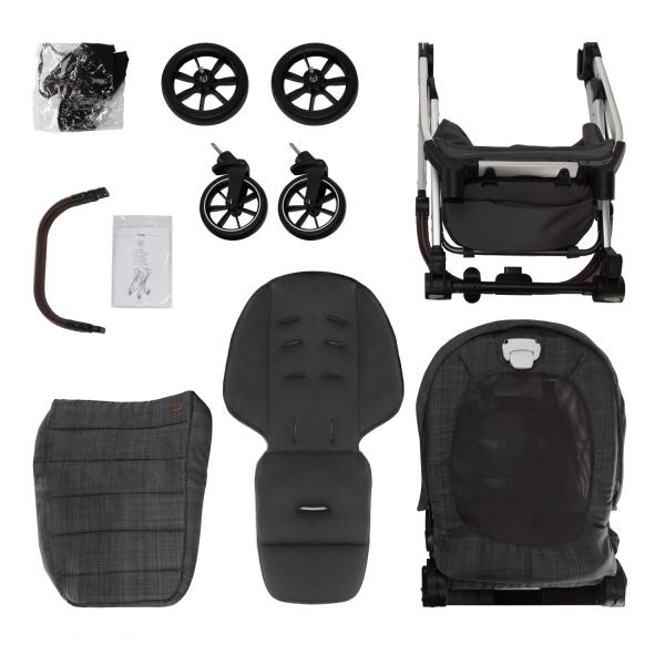 Kočárek Quest, Vulcan Black / Silver