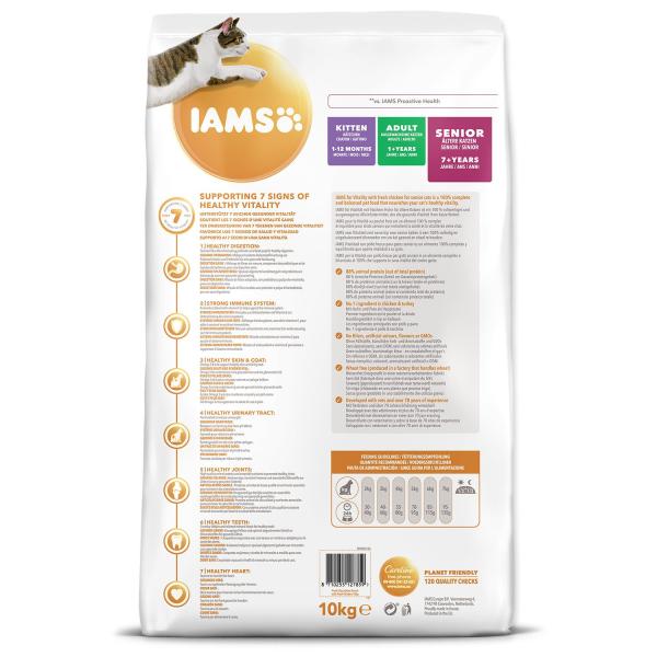 IAMS Cat Senior Chicken 10kg (obrázek 3)