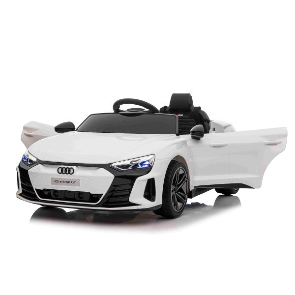 Elektrické autíčko Audi RS E-tron GT 12V, bílé, široké jednomístné sedadlo, 2,4 GHz dálk. (obrázek 11)
