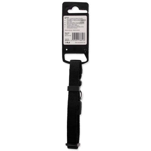 Obojek Active Dog Premium S černý 1,5×27-37cm