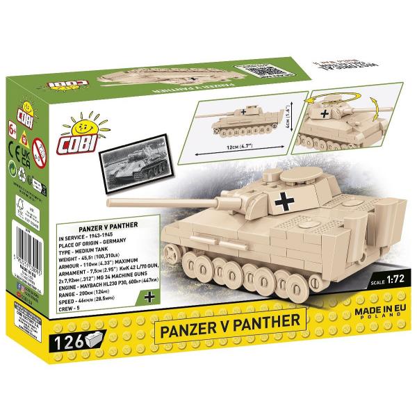 Cobi Panzer V Panther, 1:72, 140 k