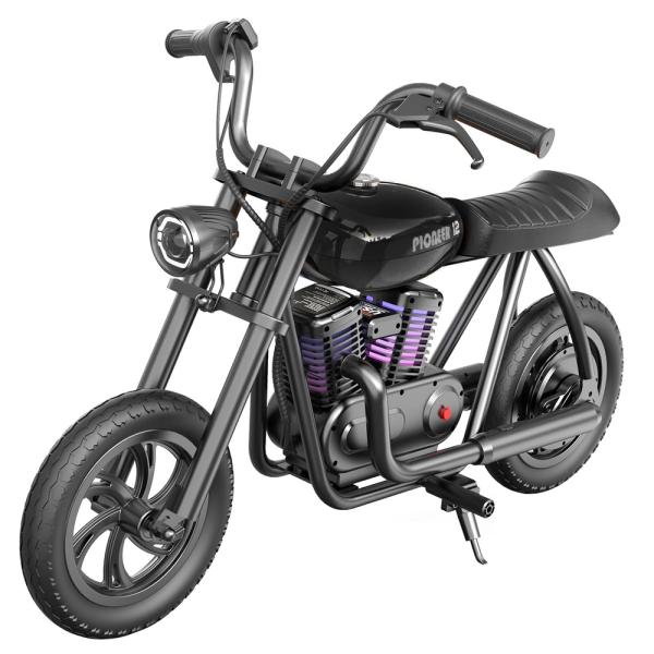 HYPER GOGO 1034184 Pioneer 12 Plus Black - dětská elektrická motorka