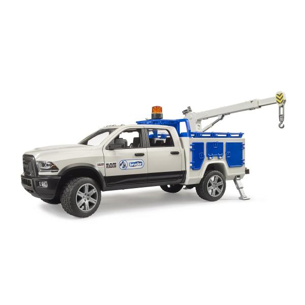 Bruder 2509 Servisné vozidlo RAM 2500 s otočným svetelným majákom 1:16