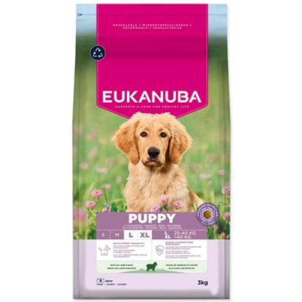 Krmivo EUKANUBA Puppy Large rich in lamb 3 kg