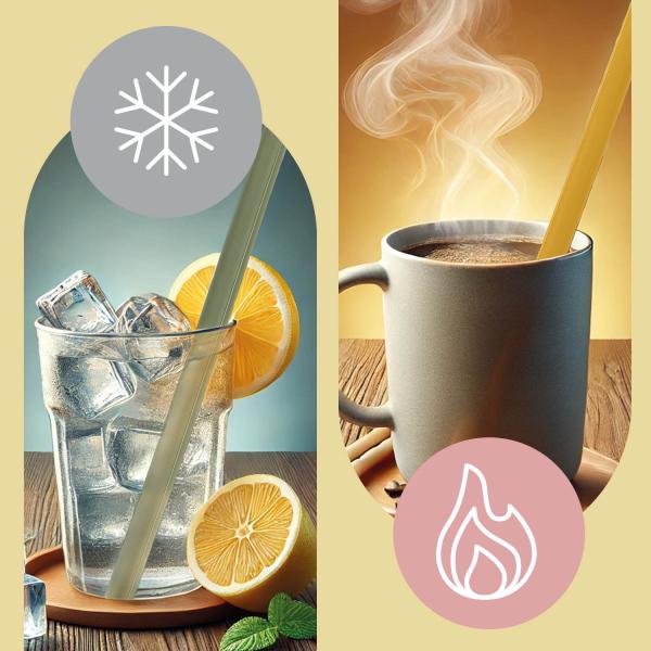 Silikonová brčka 4ks, Dove Grey (obrázek 6)