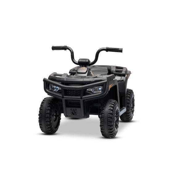 Licencovaná elektrická čtyřkolka Arctic Cat 12V se zadním pohonem, černá, LED světla, Lí (obrázek 3)