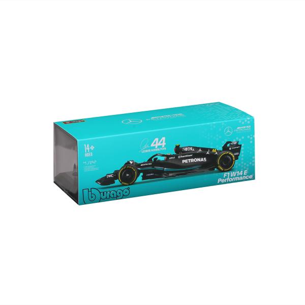 Bburago 1:24 Formula F1 Mercedes-AMG Petronas W14 E Performance(2023) č.44 Lewis Hamilton (obrázek 3)