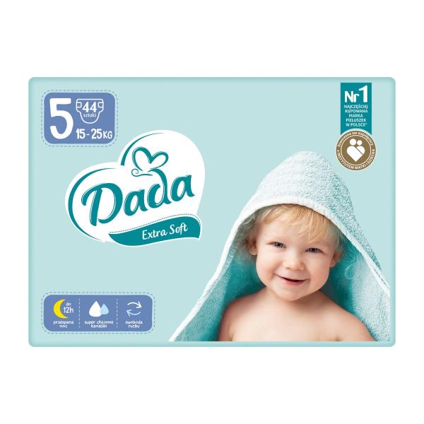 DADA Extra Soft Plenky jednorázové 5 Junior (15-25 kg) 44 ks