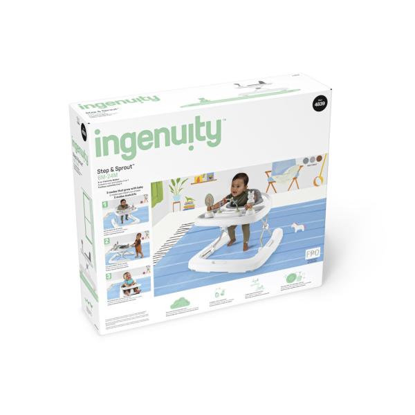 INGENUITY Chodítko 3v1 Step&Sprout™ 6m+ do 12 kg (obrázek 10)
