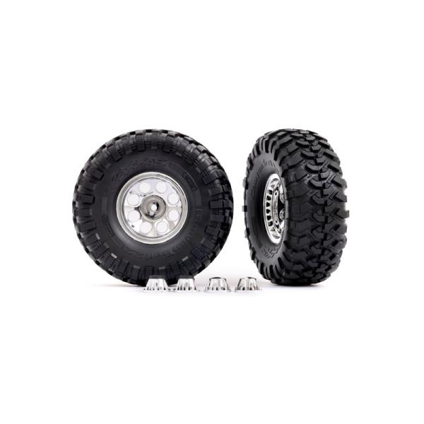 Traxxas kolo 2.2", disk classic chromovaný, pneu Canyon Trail (2) (pro #8255A)