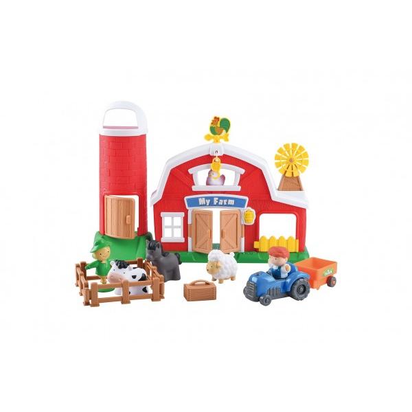 Sada farma so silom na obilie s doplnkami plast na batérie so zvukom