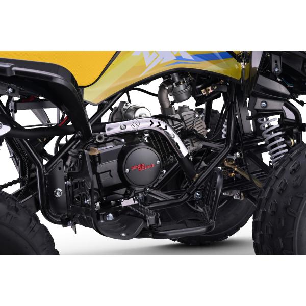 Benzínová čtyřkolka pro děti Beneo Motors ZXT žlutá - 125cm3 (obrázek 7)