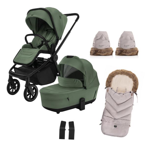 Sada Move Cross 5 + hlboká korba Move XL 5 + darčeky, Rocky Green