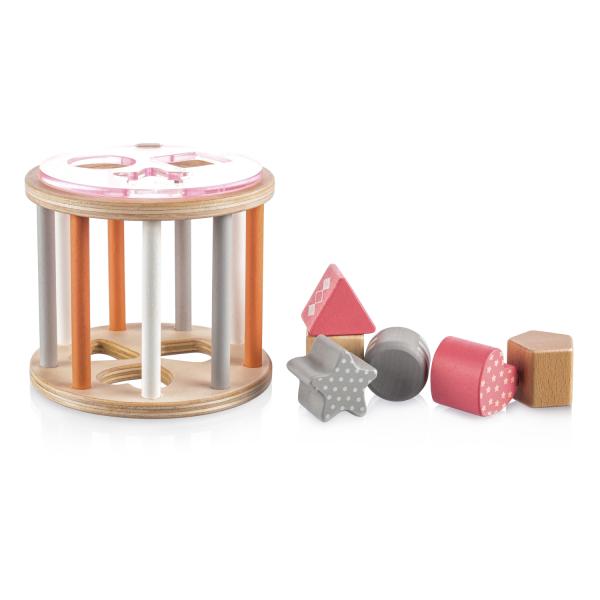 Dřevěná vkládačka aktivity, Pink (obrázek 4)