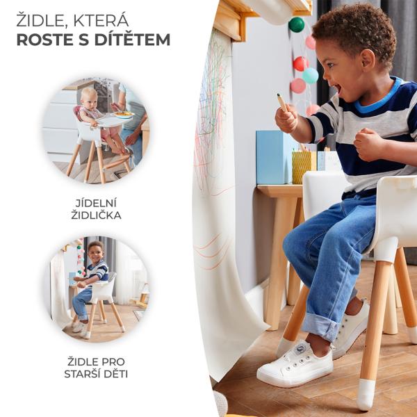KINDERKRAFT Židle do jídelny Sienna pink (obrázek 3)