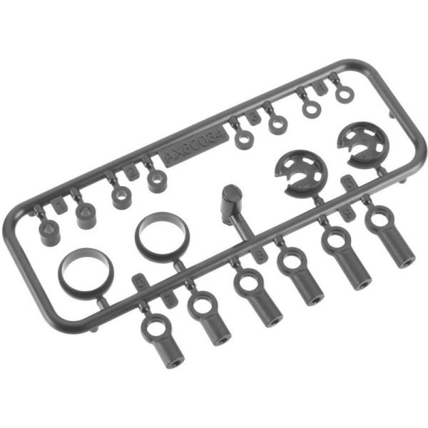 Axial plastové diely tlmiče 10mm