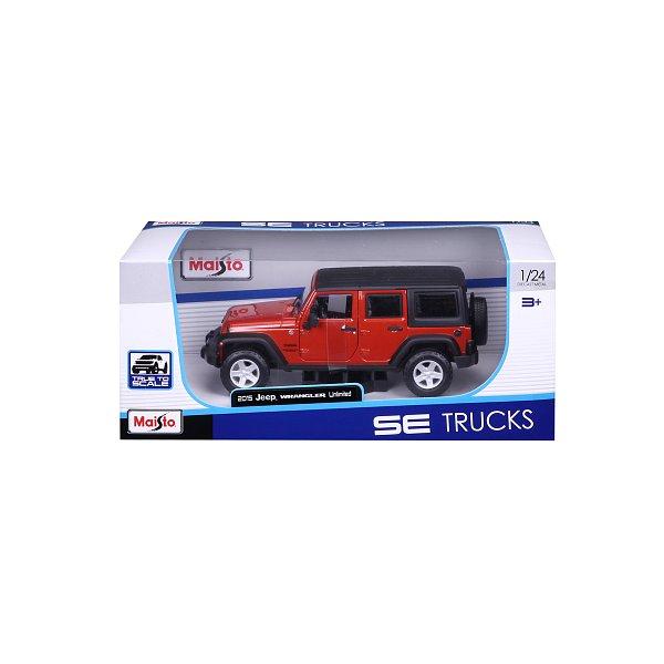 Maisto - 2015 Jeep Wrangler Unlimited, kovový oranžový, 1:24 (obrázek 5)