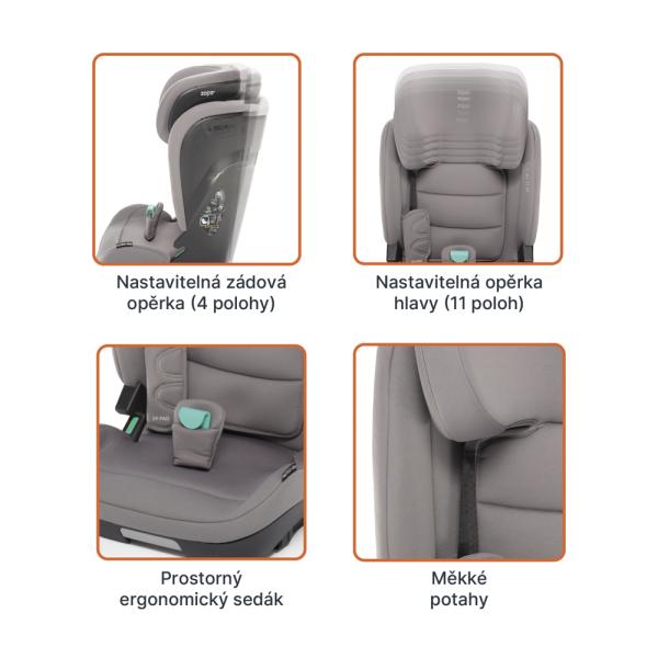 Autosedačka Matrix i-Size, Toffee Brown