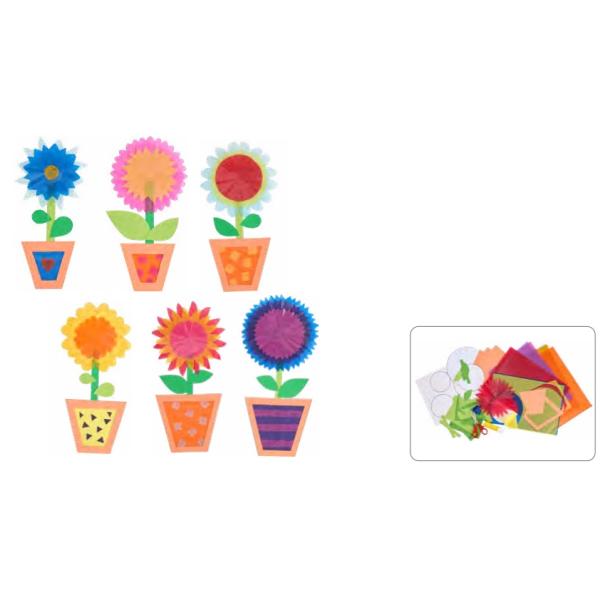 Haba Craft Kit Kreatívna sada Kvety obrázky do okna