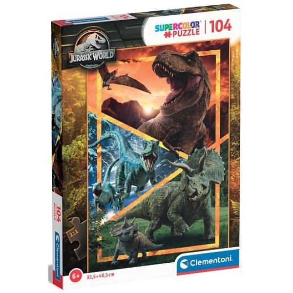 Puzzle - 104 dielikov SUPER Jurský svet