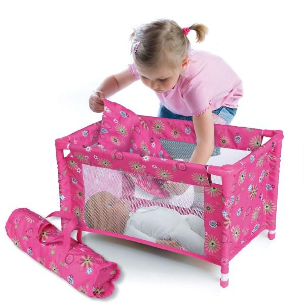 Postýlka pro panenky kov/plast v tašce rozkládací rozměr 53x32x32cm (obrázek 3)
