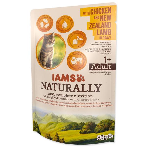 Kapsička IAMS Naturally kuře & jehněčí v omáčce 85g (obrázek 3)