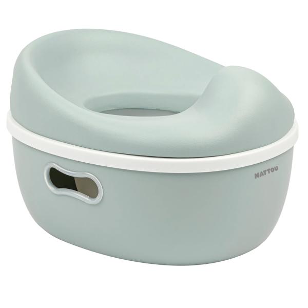 NATTOU Vasino educativo 3 in 1 Potty Sage green