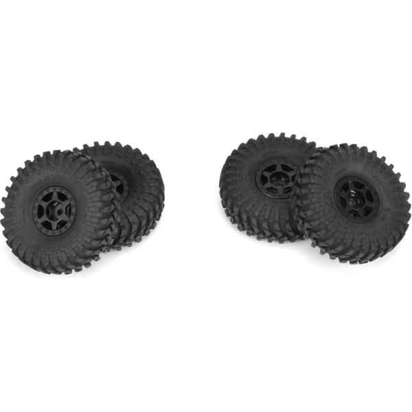 Pro-Line kolo s pneu 1:24 Maxxis Trepador 1.0", disk černý Holocomb H7mm (4) (obrázek 3)