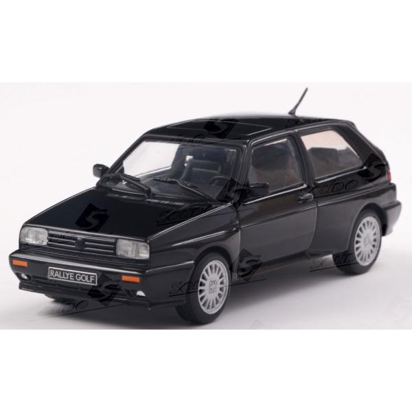 1:43 VOLKSWAGEN GOLF RALLY BLACK 1989 - SOLIDO - S