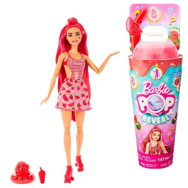 Mattel Barbie Pop reveal barbie šťavnaté ovoce - melounová tříšť