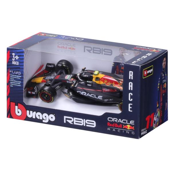 Bburago 1:43 RACE Formula F1 – Red Bull Racing RB20 (2024) #11 (Sergio Pérez)