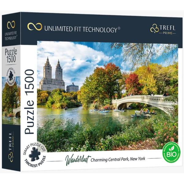 Trefl Prime puzzle 1500 UFT - Toulky: Okouzlující Central Park, New York