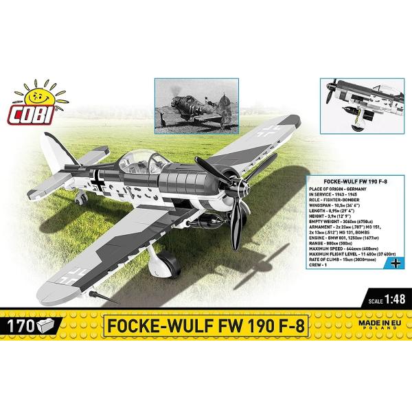 Cobi II WW Focke-Wulf Fw 190 F-8, 1:48, 170 k