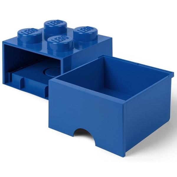 LEGO® úložný box 4 - se zásuvkou modrá 250 x 250 x 180 mm (obrázek 3)
