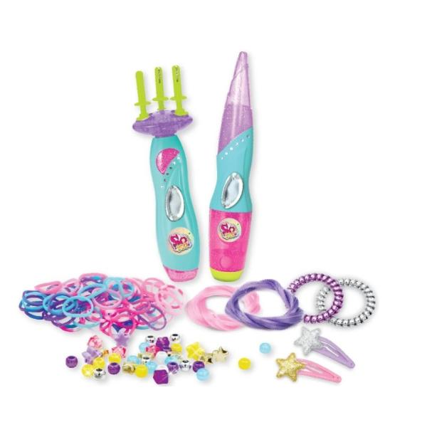TASIA - Juego para tejer y decorar el cabello 2 en 1 con 180 piezas