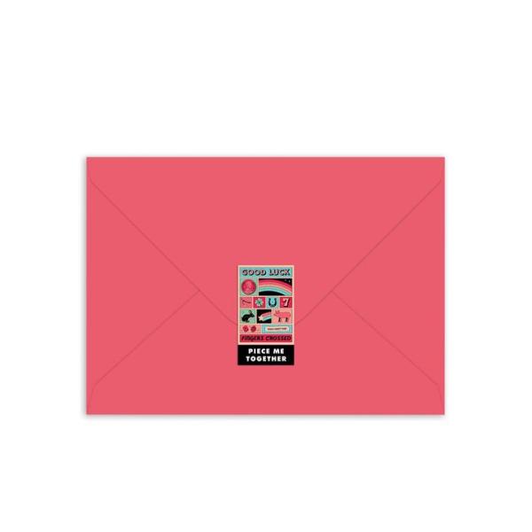 Galison Puzzle Přání Hodně štěstí 60 dílků