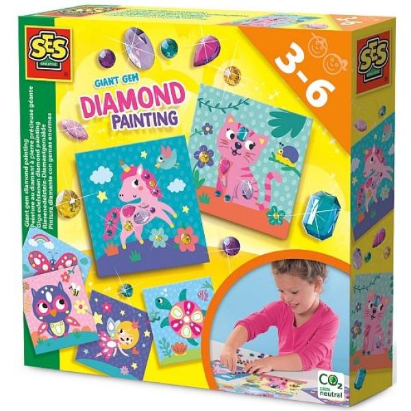 Malování a tvoření - diamantová zvířátka