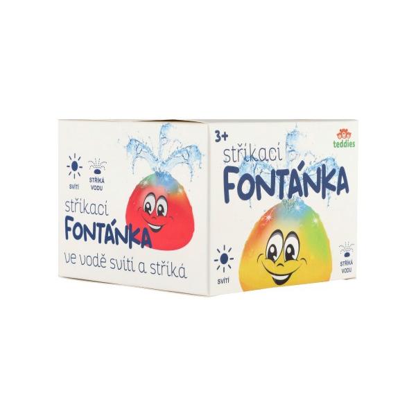 Hračka do vody Fontánka stříkací plast žlutá na baterie se světlem (obrázek 3)