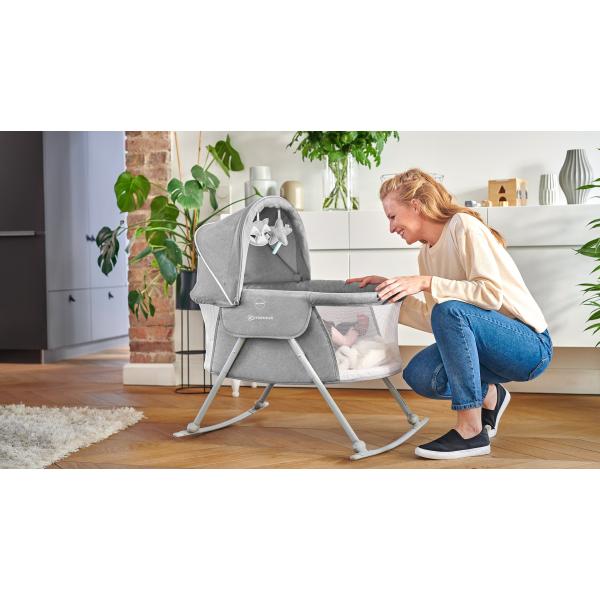 Postýlka dětská 3v1 Lovi Beige Kinderkraft 2019/2020 (obrázek 9)