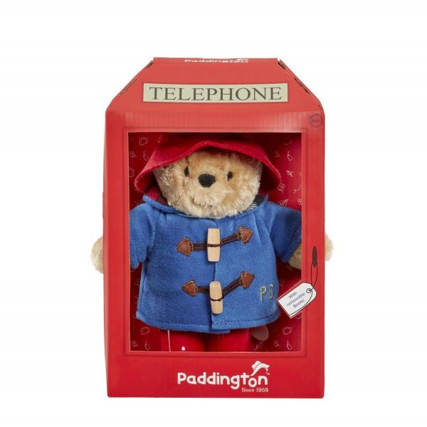 Rainbow Peluche Paddington nella cabina telefonica
