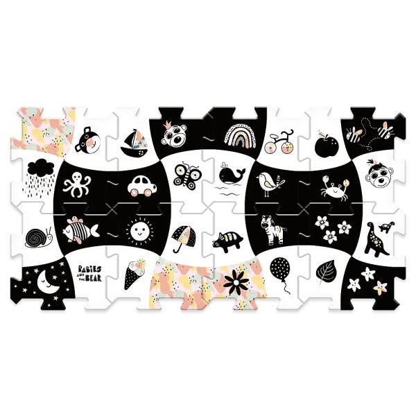 Trefl pěnové puzzle Black&White Animals